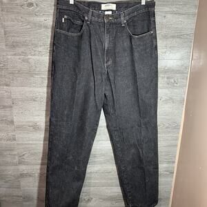 L.L. Bean Men's Straight Jeans in Black Wash